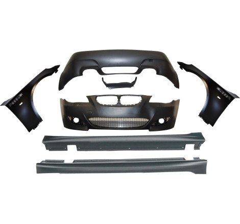 Kit De Carrosserie BMW E60 2004-2009 Look M5 ABS Ailettes