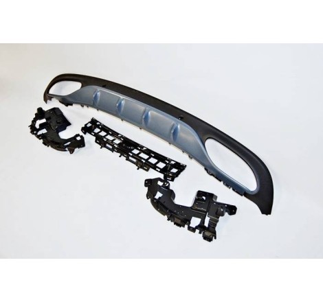 Rear Diffuser Mercedes W205 2014-2018 Coupe AMG Look C63 ABS