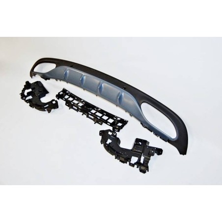 Rear Diffuser Mercedes W205 2014-2018 Coupe AMG Look C63 ABS