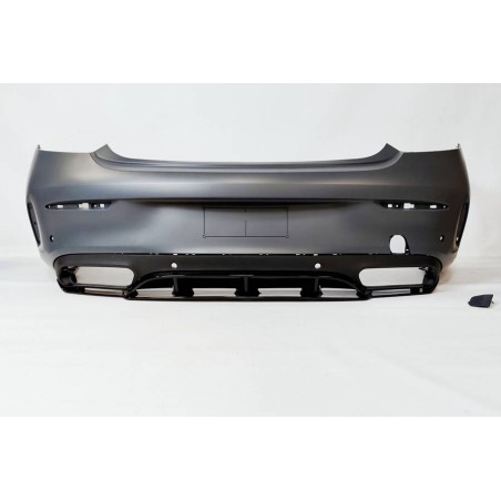 HECKSTOßSTANGE HECKSCHÜRZE Mercedes W205 Coupe 14-18 Look AMG