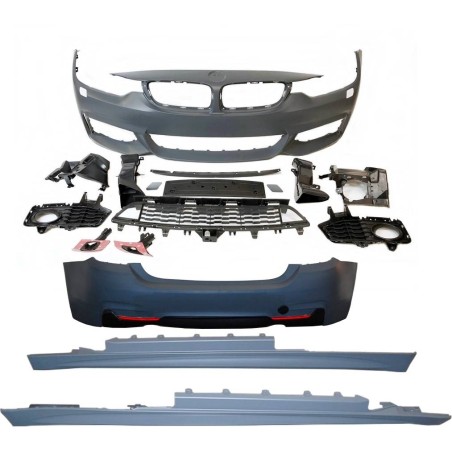 STOßSTANGENSET BODYKIT  BMW F32 / F33 LOOK M-TECH Twin Exhaust