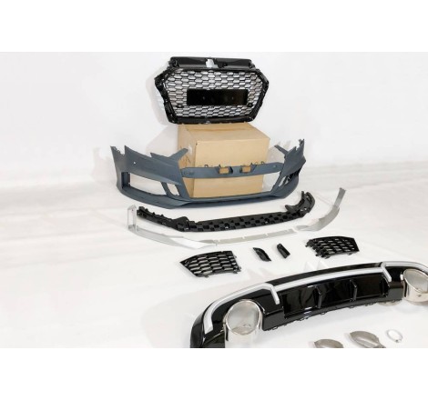 KIT DE CARROCERIA Audi A3 SPORTBACK 2016-2019 look RS3