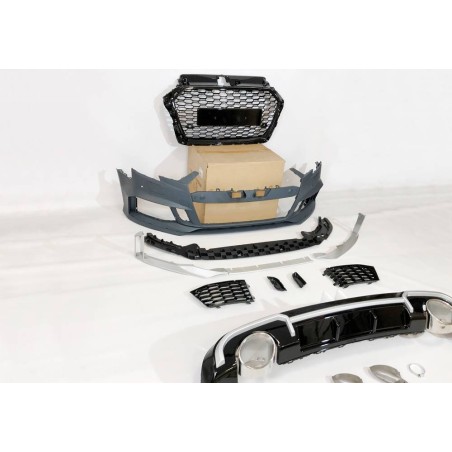 KIT DE CARROCERIA Audi A3 SPORTBACK 2016-2019 look RS3