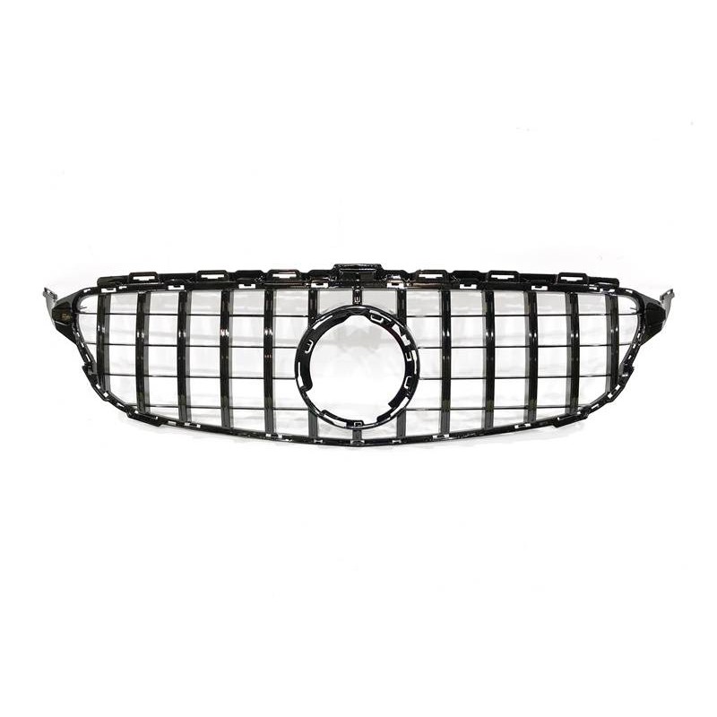 FRONT GRILL Mercedes W205 2019 Look GT Full Black