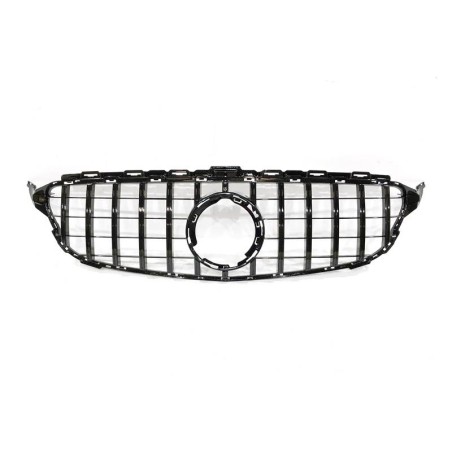 Front Grill Mercedes W205 2019 Look GT Full Black