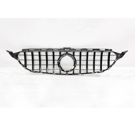 Front Grill Mercedes W205 2019 Look GT Full Black