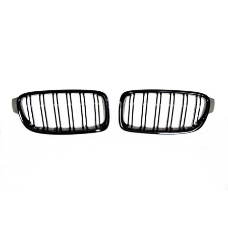 Front Bumper BMW F30 / F31 Look M-Tech Fog Lamps Grills