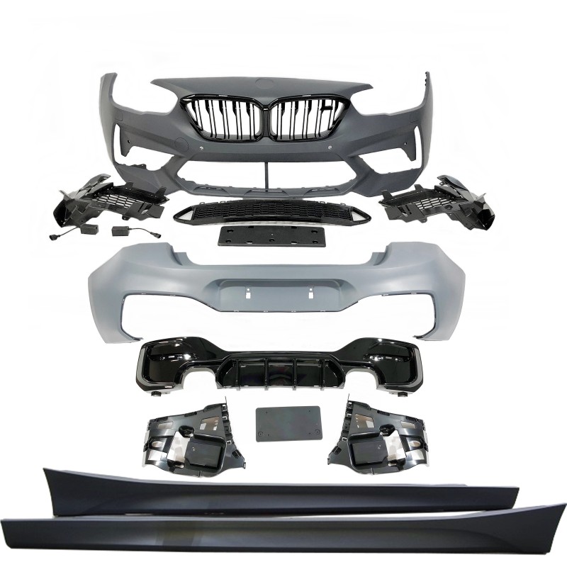 KIT DE CARROCERIA BMW F20 LCI Look M2C 2 Exhaust Double Glossy Black