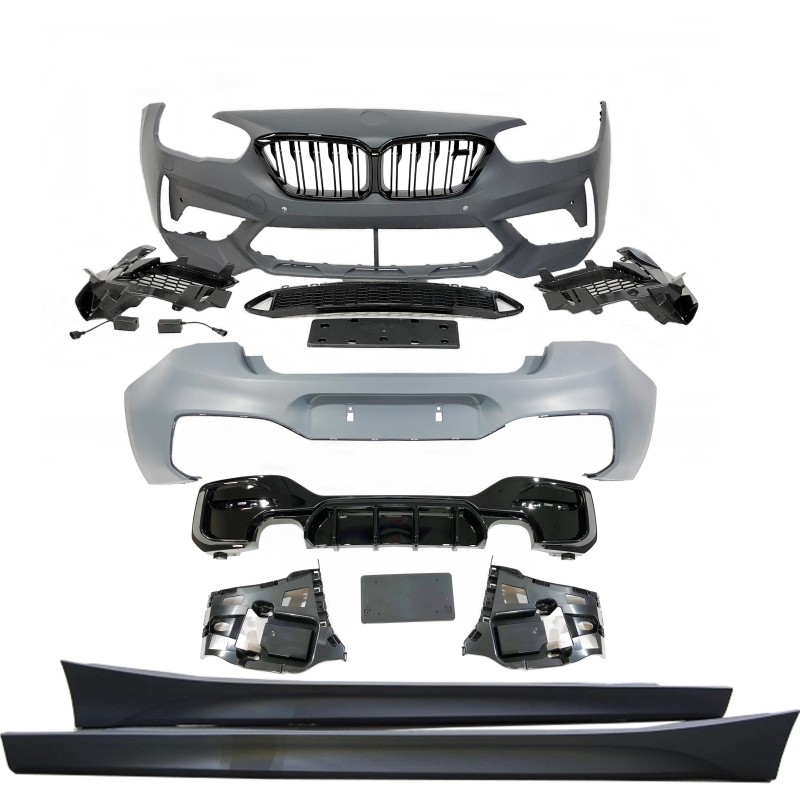 KIT DE CARROCERIA BMW F20 LCI M2C 2 Exhaust Double Glossy Black