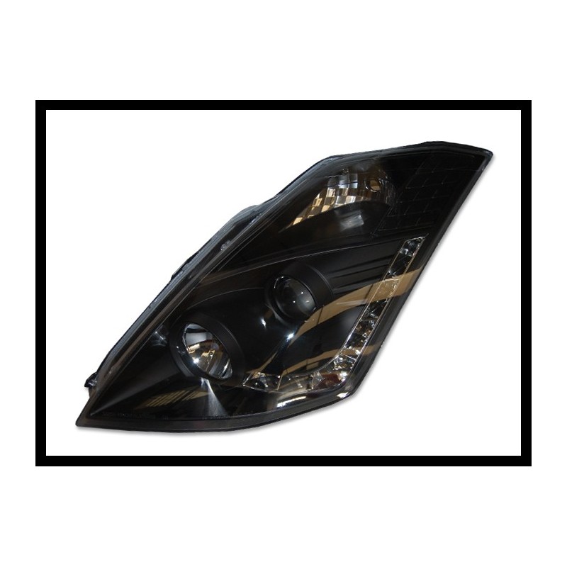 fan0020 faros delanteros Nissan 350Z '03-'05 black