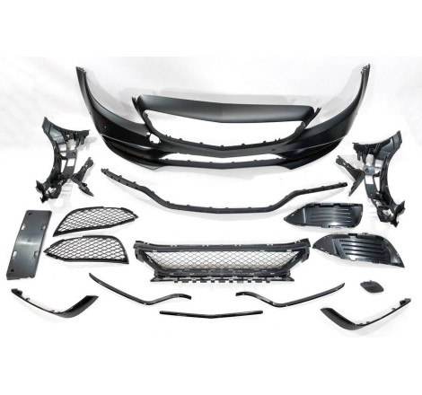 FRONTSTOßSTANGE FRONTSCHÜRZE MERCEDES W205 2014-2018 2014-2018 2P / 4P / SW look AMG C63