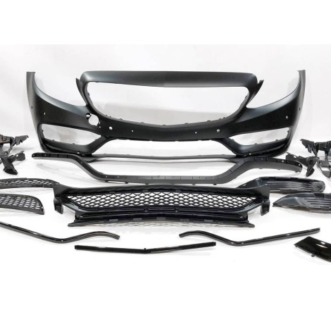 FRONTSTOßSTANGE FRONTSCHÜRZE MERCEDES W205 2014-2018 2014-2018 2P / 4P / SW look AMG C63