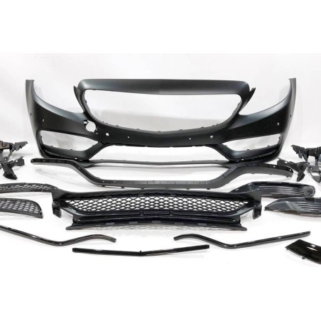 FRONTSTOßSTANGE FRONTSCHÜRZE MERCEDES W205 2014-2018 2014-2018 2P / 4P / SW look AMG C63