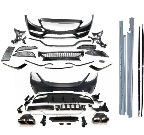 Kit Estetici Mercedes W205 2014-2018 4P Look AMG C63