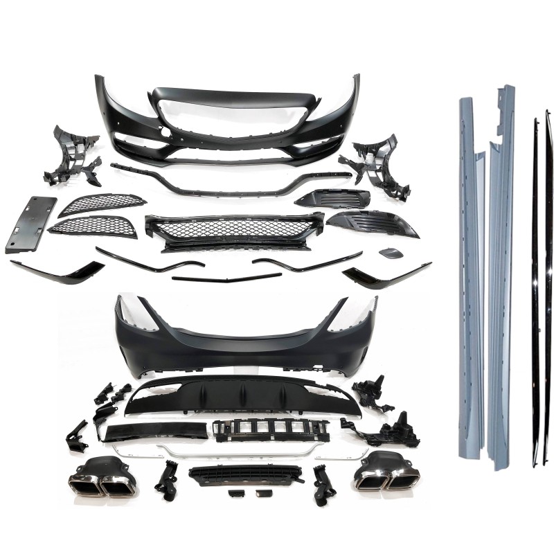 Kit Estetici Mercedes W205 2014-2018 4P Look AMG C63