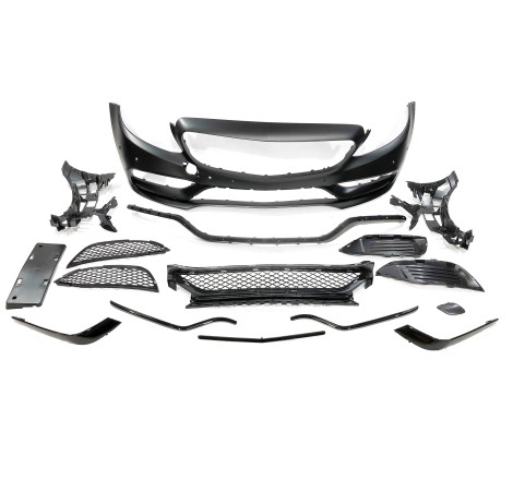 STOßSTANGENSET BODYKIT Mercedes W205 2014-2018 4D Look AMG C63
