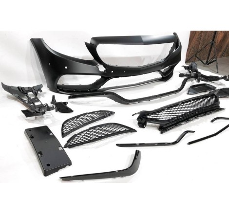 STOßSTANGENSET BODYKIT Mercedes W205 2014-2018 4D Look AMG C63