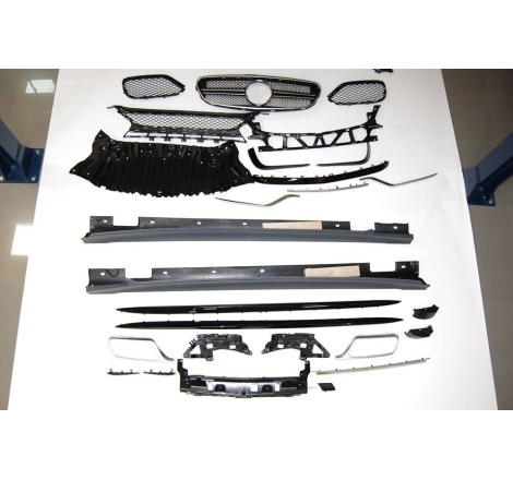 Body Kit Mercedes W212 2014-2015 4D Look AMG E63 Sensor