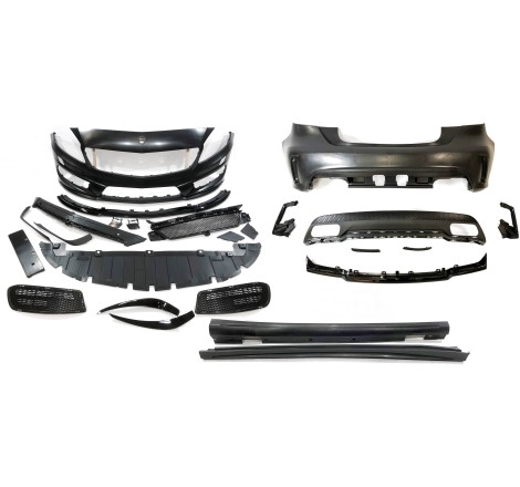 Kit De Carrosserie Mercedes W176 A45 2012-2015 Look AMG Tuyères