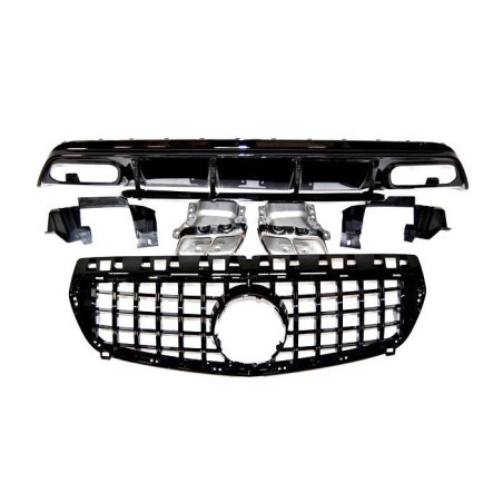 Kit De Carrosserie Mercedes W176 2012-2015 Look GT A45