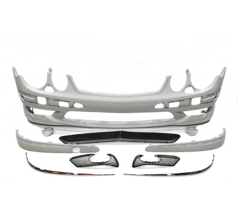 STOßSTANGENSET BODYKIT MERCEDES W211 02-06  LOOK AMG E55