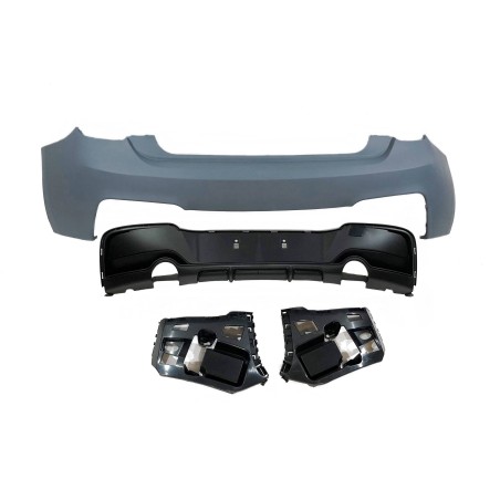 HECKSTOßSTANGE HECKSCHÜRZE BMW F20 / F21 3-5D 11-14 LOOK M PERFORMANCE II