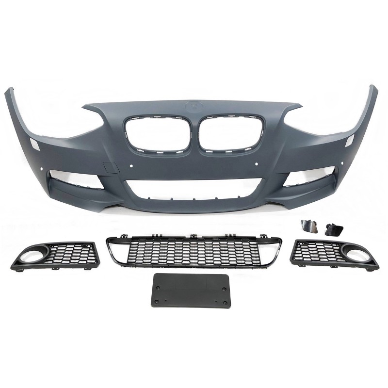 FRONT STOßSTANGE FÜR BMW F20 / F21 12-14 3-5D LOOK M-TECH Park Assistant