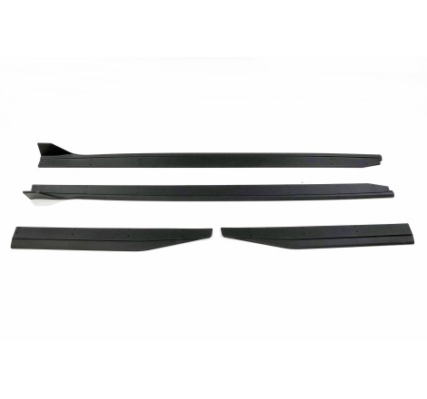 Side Skirts Ford Mustang 2015-2020 Look GT500 Matte Black
