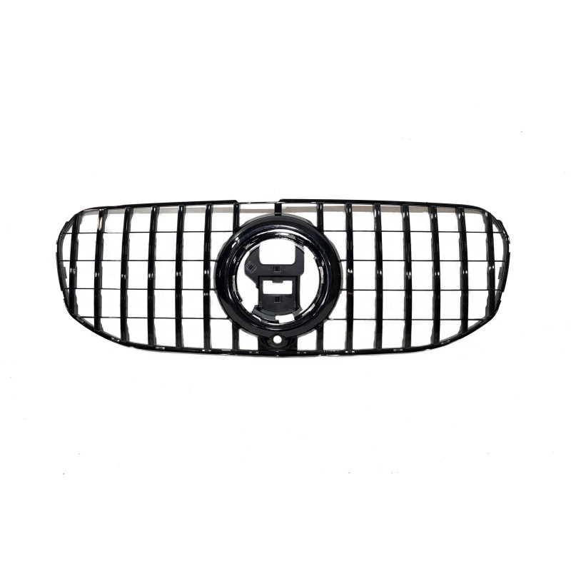 FRONT GRILL Mercedes GLS X167 Look GT Glossy Black