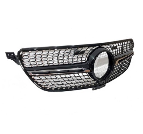 Front Grill Mercedes GLE Coupe C292 (2015-2018) GLE W166 SUV (2015-2018) Look Diamond Camera