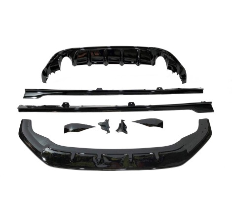 Kit De Carrosserie Volkswagen Golf 7.5 GTI Look TCR Noir brillant