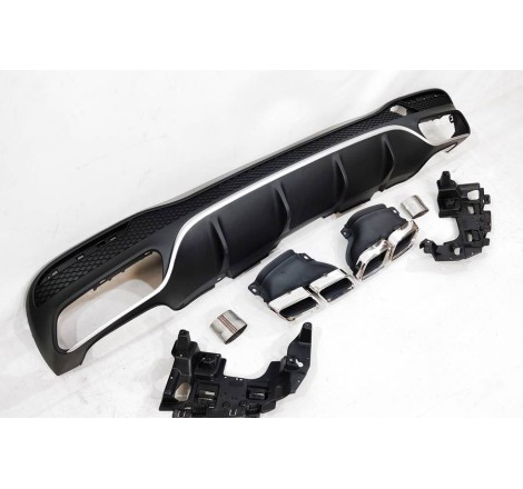 HECKANSATZ HECKSPOILER DIFFUSOR W166 GLE 350 AMG look 63