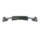 Rear Diffuser BMW F32 / F33 / F36 Look M Performance 2 Exhausts Double Glossy Black