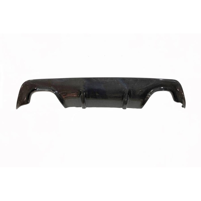 Rear Diffuser BMW E60 / E61 Look M-Tech Carbon Fibre 2 Exhaust