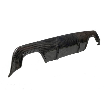Rear Diffuser BMW E60 / E61 Look M-Tech Carbon Fibre 2 Exhaust