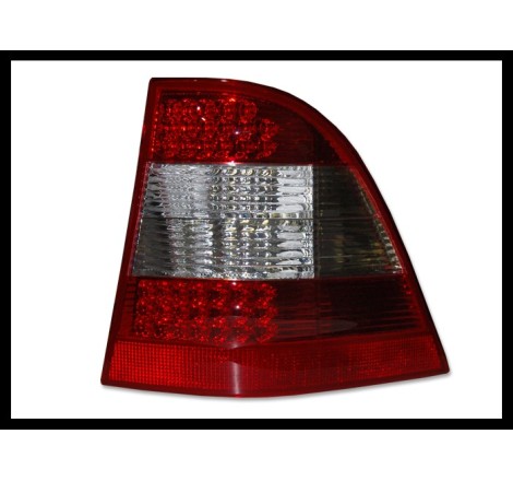 Set Of Rear Tail Lights Mercedes W163 2002-2004 Ml Led Red