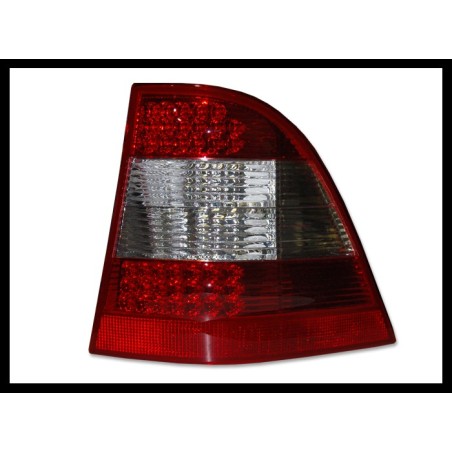 Set Of Rear Tail Lights Mercedes W163 2002-2004 Ml Led Red