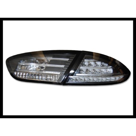Set Of Rear Tail Lights Seat Leon 2009-2012 Led Black