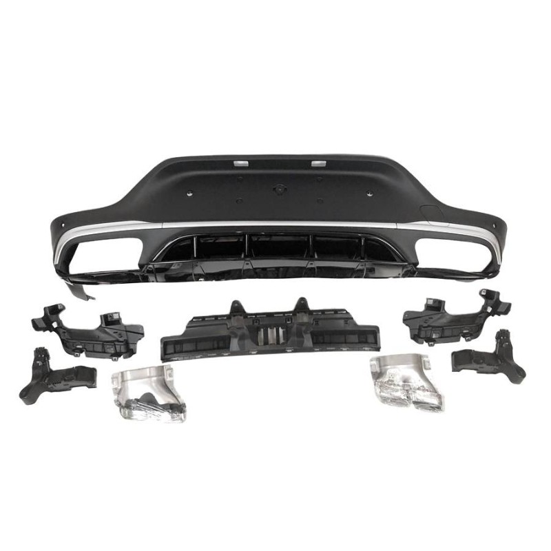 HECKANSATZ HECKSPOILER DIFFUSOR Mercedes GLC X253 COUPE 2020+