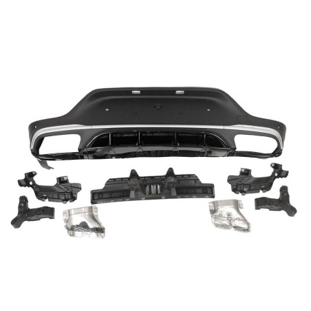 HECKANSATZ HECKSPOILER DIFFUSOR Mercedes GLC X253 COUPE 2020+