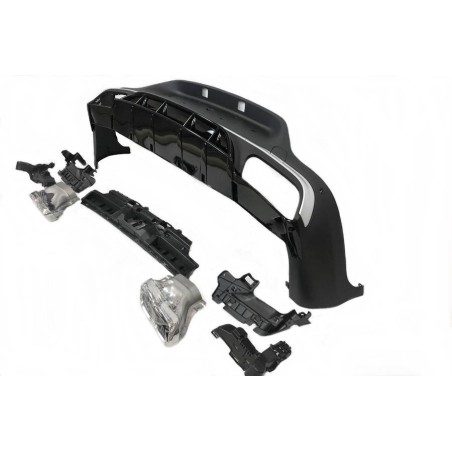 HECKANSATZ HECKSPOILER DIFFUSOR Mercedes GLC X253 COUPE 2020+