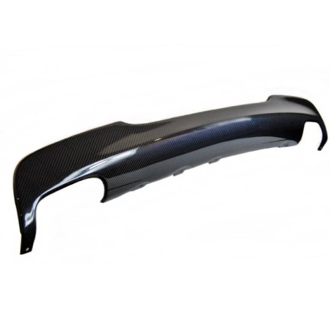 Carbon Fibre Rear Diffuser BMW E90 / E91 335I Look M-Tech 2005-2012 2 Exhausts
