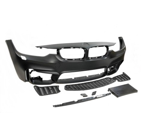 Front Bumper BMW F30-F31 Look M4 Lip Spoiler ABS