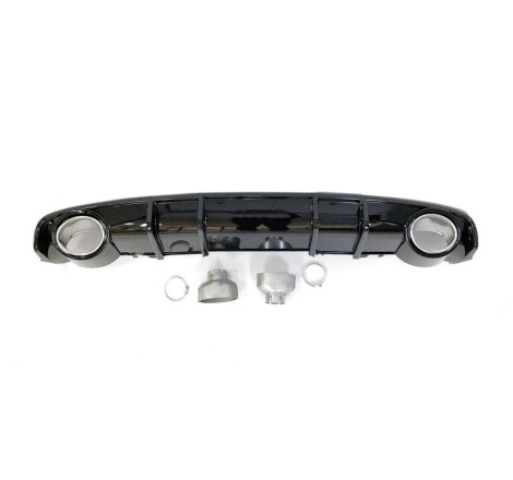 HECKANSATZ HECKSPOILER DIFFUSOR Audi A4 B9 2016+ Look RS4 ABS