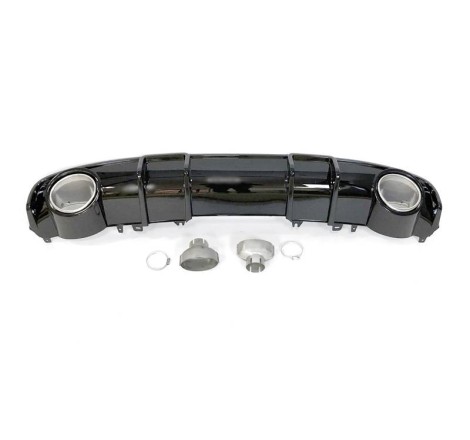 HECKANSATZ HECKSPOILER DIFFUSOR Audi A4 B9 2016+ Look RS4 ABS