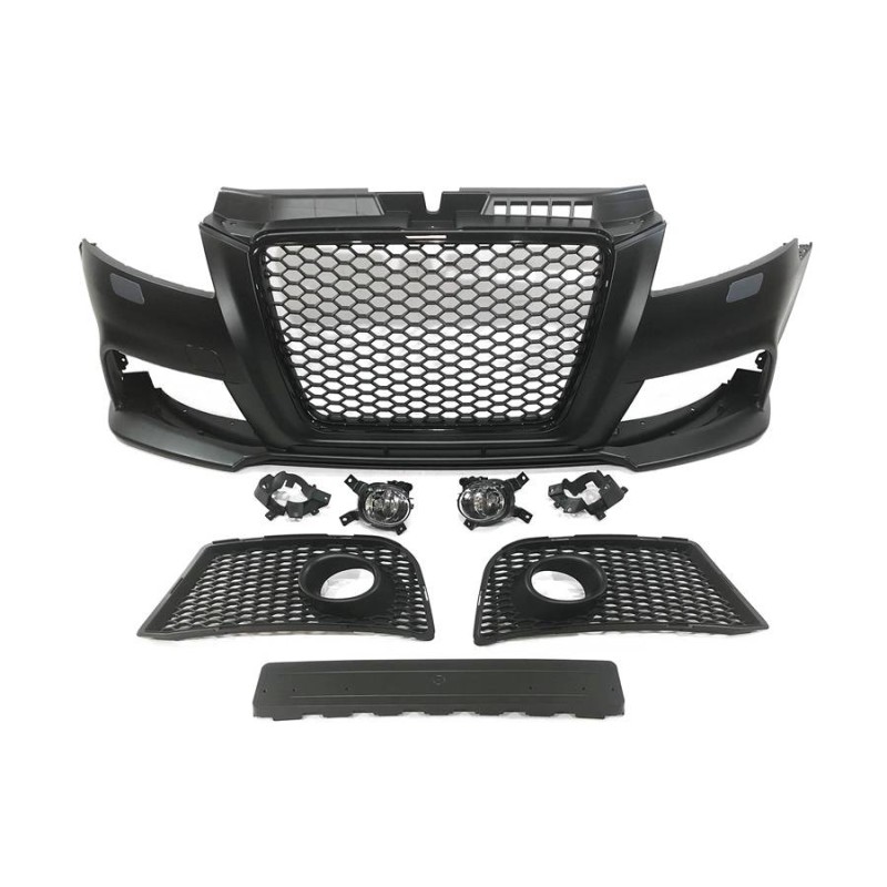 Front Bumper Audi A3 & Sportback RS3 2009-2012 fog lamps