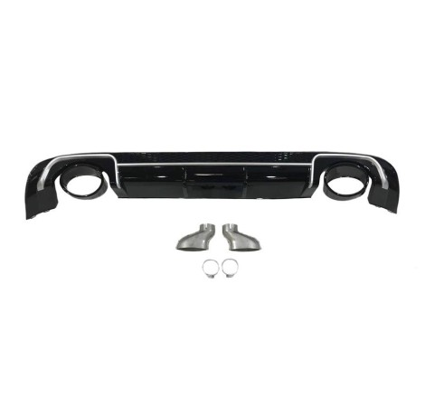 HECKANSATZ HECKSPOILER DIFFUSOR Audi A3 V8 4 doors 2013-2015 LOOK RS3 ABS