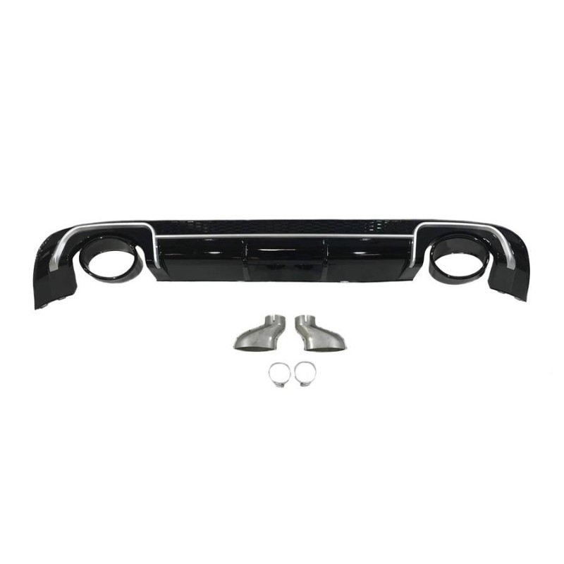 Rear Diffuser Audi A3 V8 4 doors 2013-2015 Look RS3 ABS
