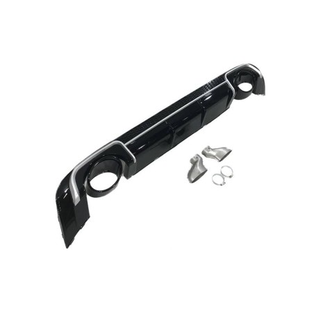 HECKANSATZ HECKSPOILER DIFFUSOR Audi A3 V8 4 doors 2013-2015 LOOK RS3 ABS