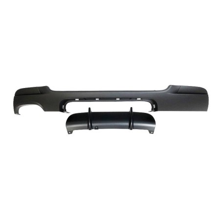 HECKANSATZ HECKSPOILER DIFFUSOR BMW E92 / E93 look M Performance 1 Exhaust Double